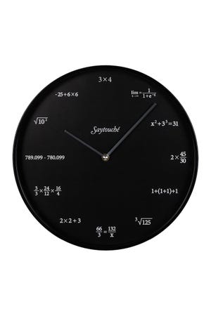 SAYTOUCHE Quiz Wall Clock