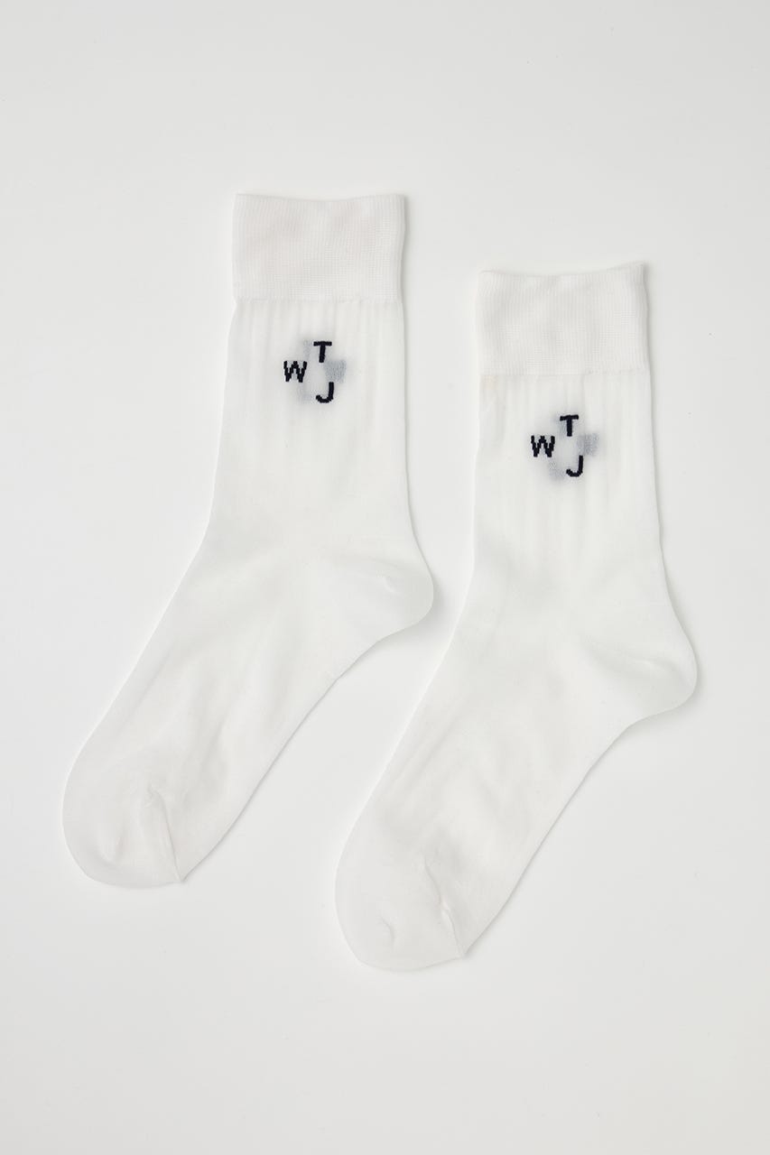 TOKYO WEEKLY JOURNAL | Logo Sheer Socks (その他 ) |SHEL'TTER