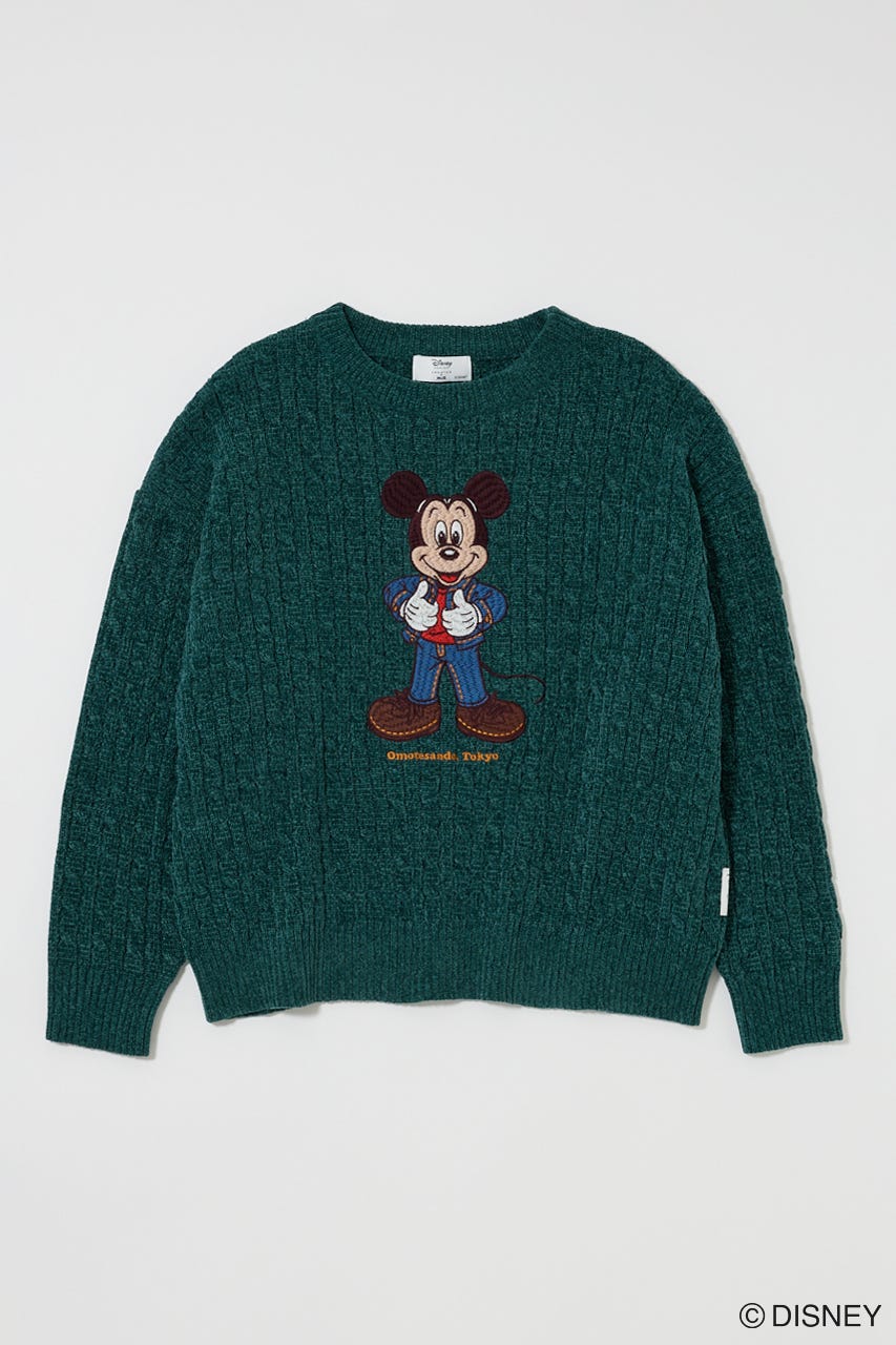 MD OMTSD CABLE ニット / MICKEY GRN FREE