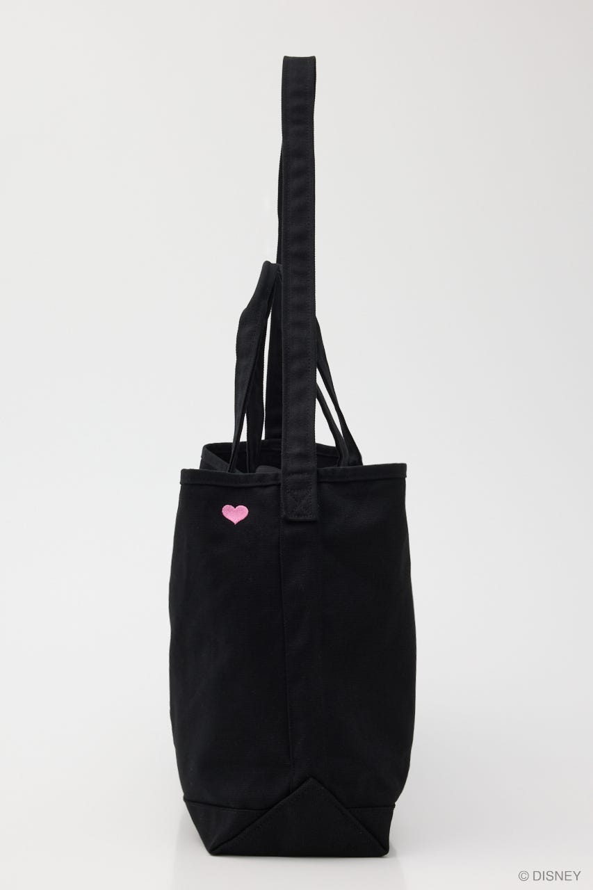 MD (M&M) HEART 2WAY TOTE BAG BLK FREE