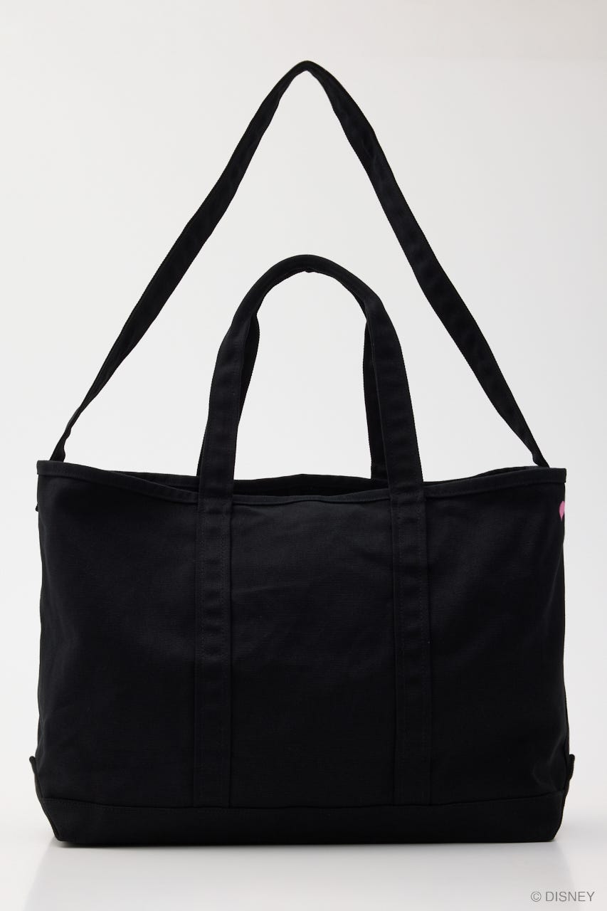 MD (M&M) HEART 2WAY TOTE BAG BLK FREE