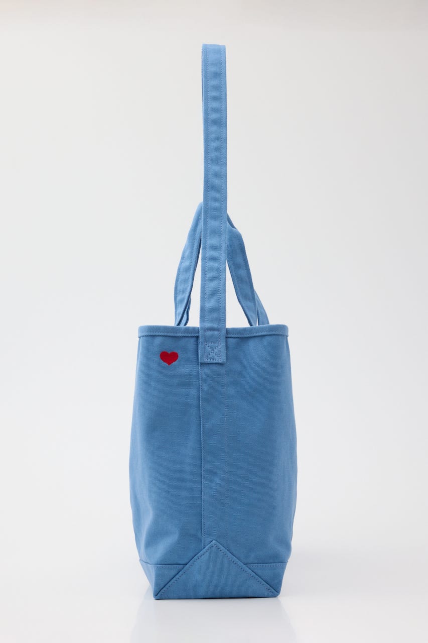 MD (M&M) HEART 2WAY TOTE BAG BLU FREE