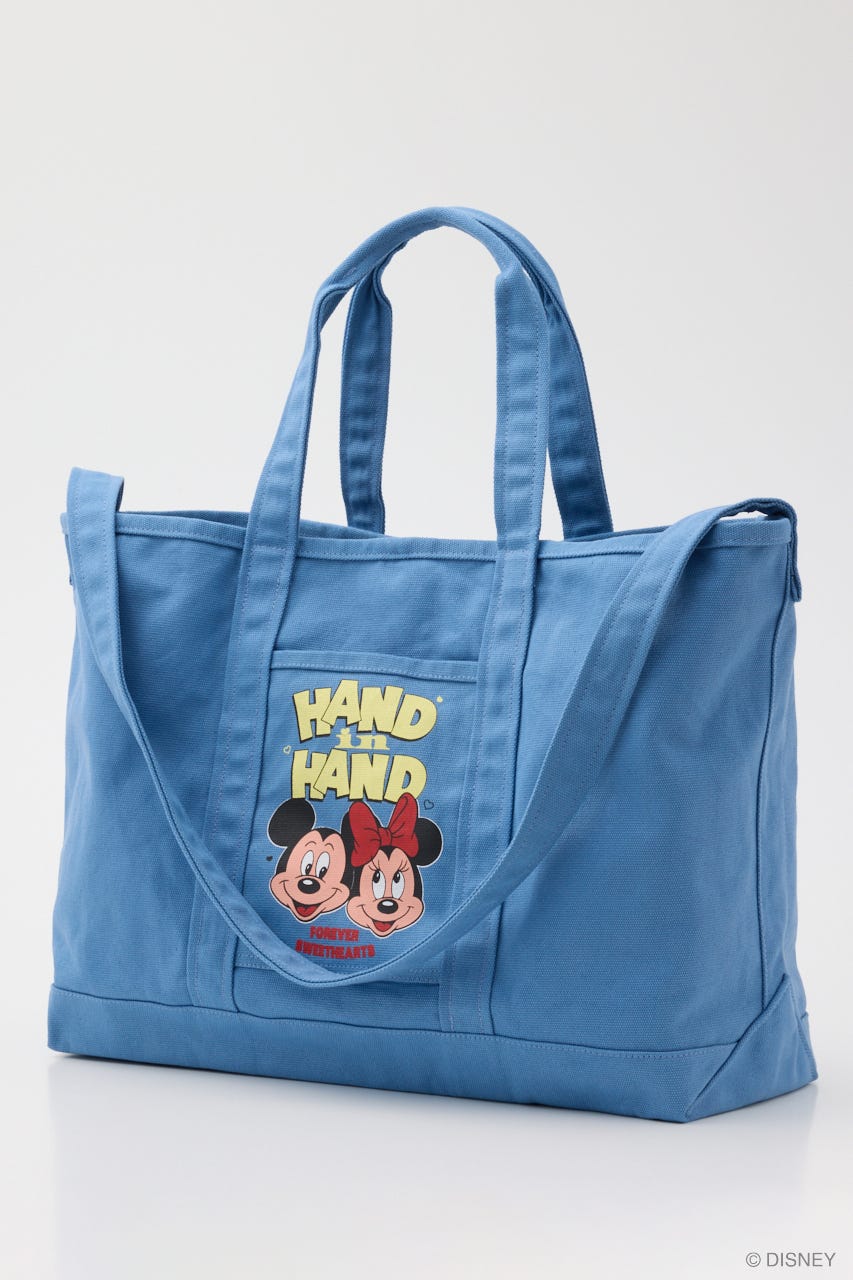 MD (M&M) HEART 2WAY TOTE BAG BLU FREE