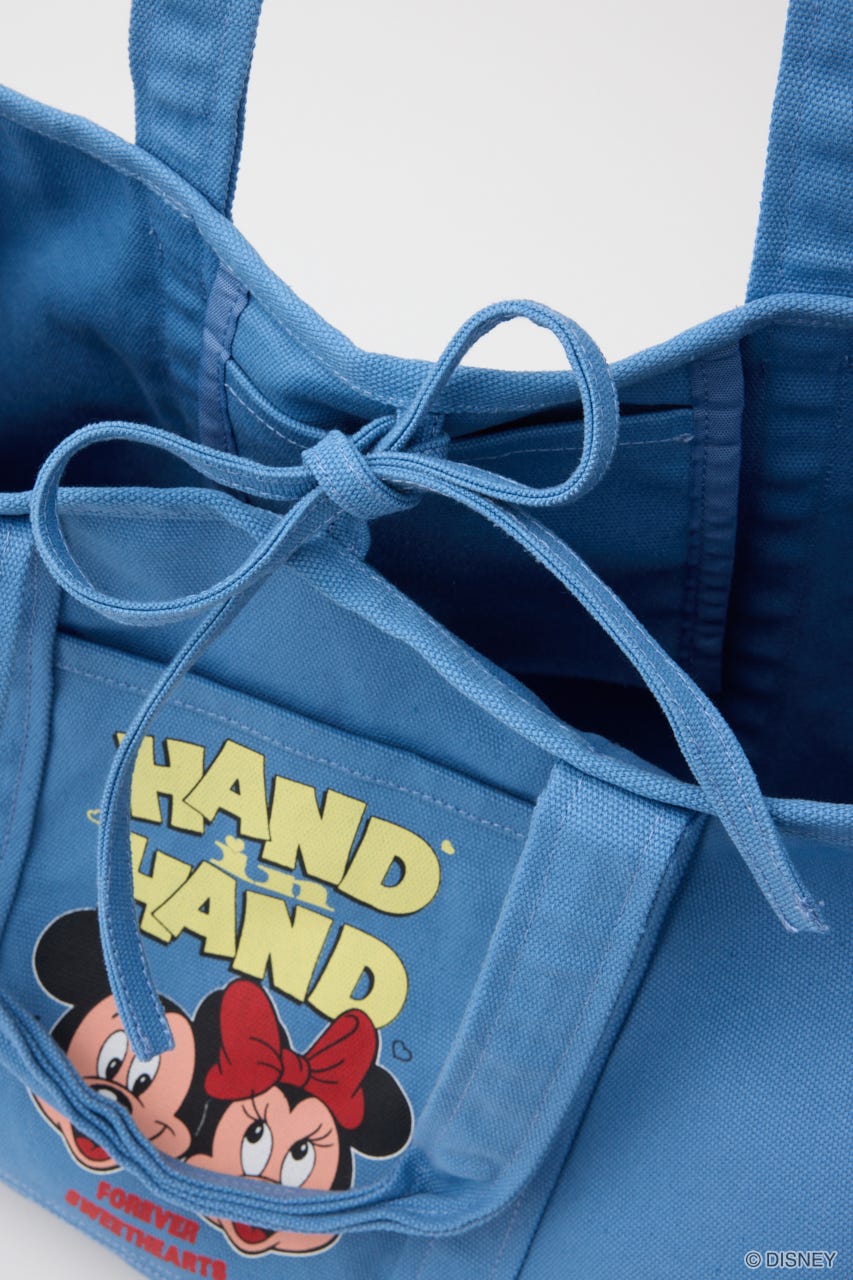 MD (M&M) HEART 2WAY TOTE BAG BLU FREE