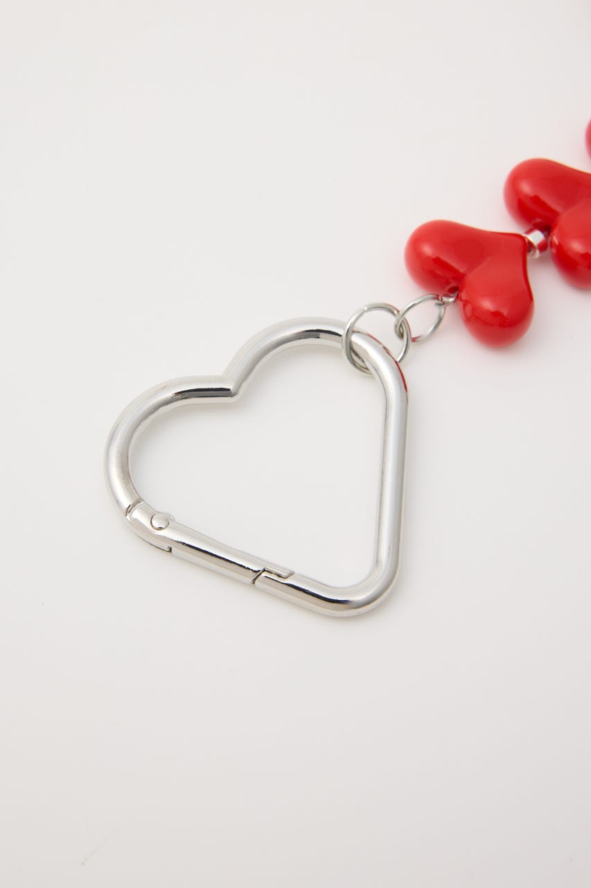 MD (M&M) HEART AK HOLDER RED FREE