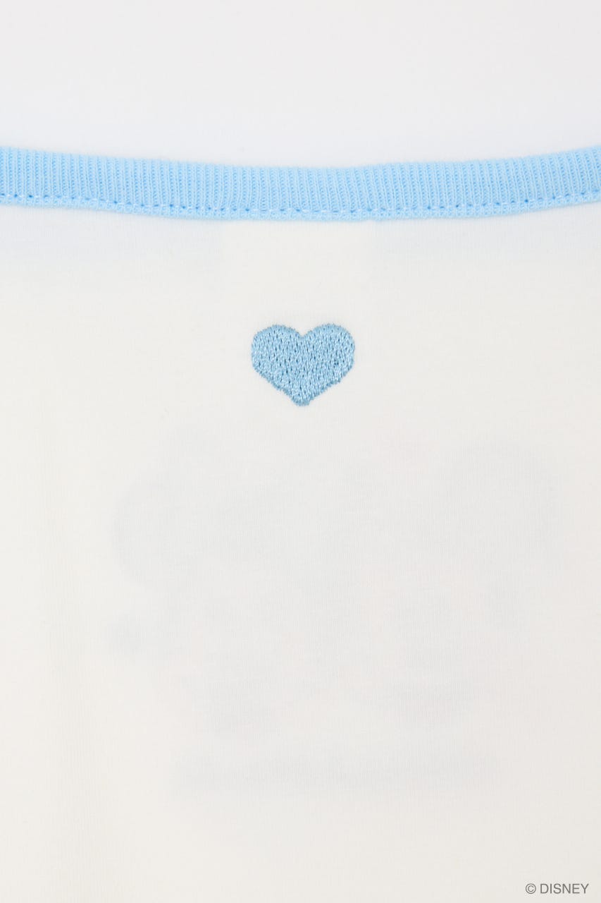 MD (M&M) HEART CAMISOLE O/WHT FREE