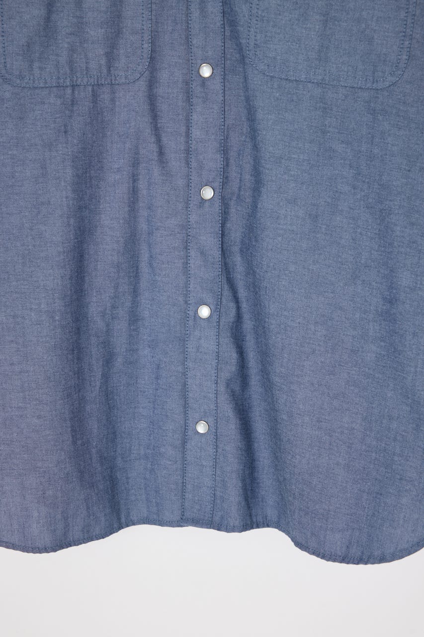 MD DENIM STYLE SH BLU FREE