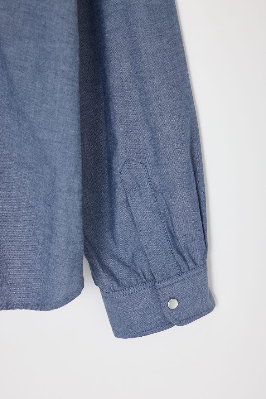 MD DENIM STYLE SH BLU FREE
