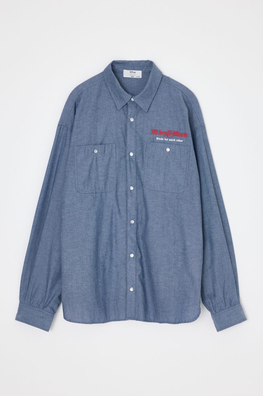 MD DENIM STYLE SH BLU FREE