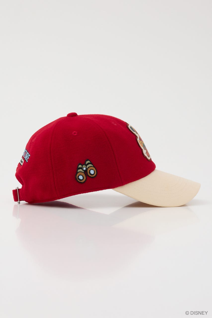 NATUVENTURE キャップ RED FREE