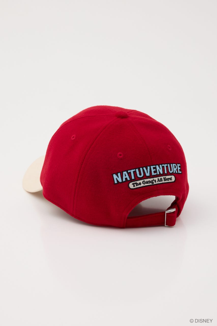 NATUVENTURE キャップ RED FREE