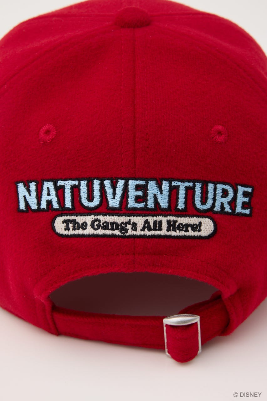 NATUVENTURE キャップ RED FREE