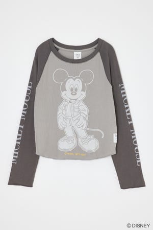 MD DENIM STYLE RAGLAN LS TSJ（MICKEY）