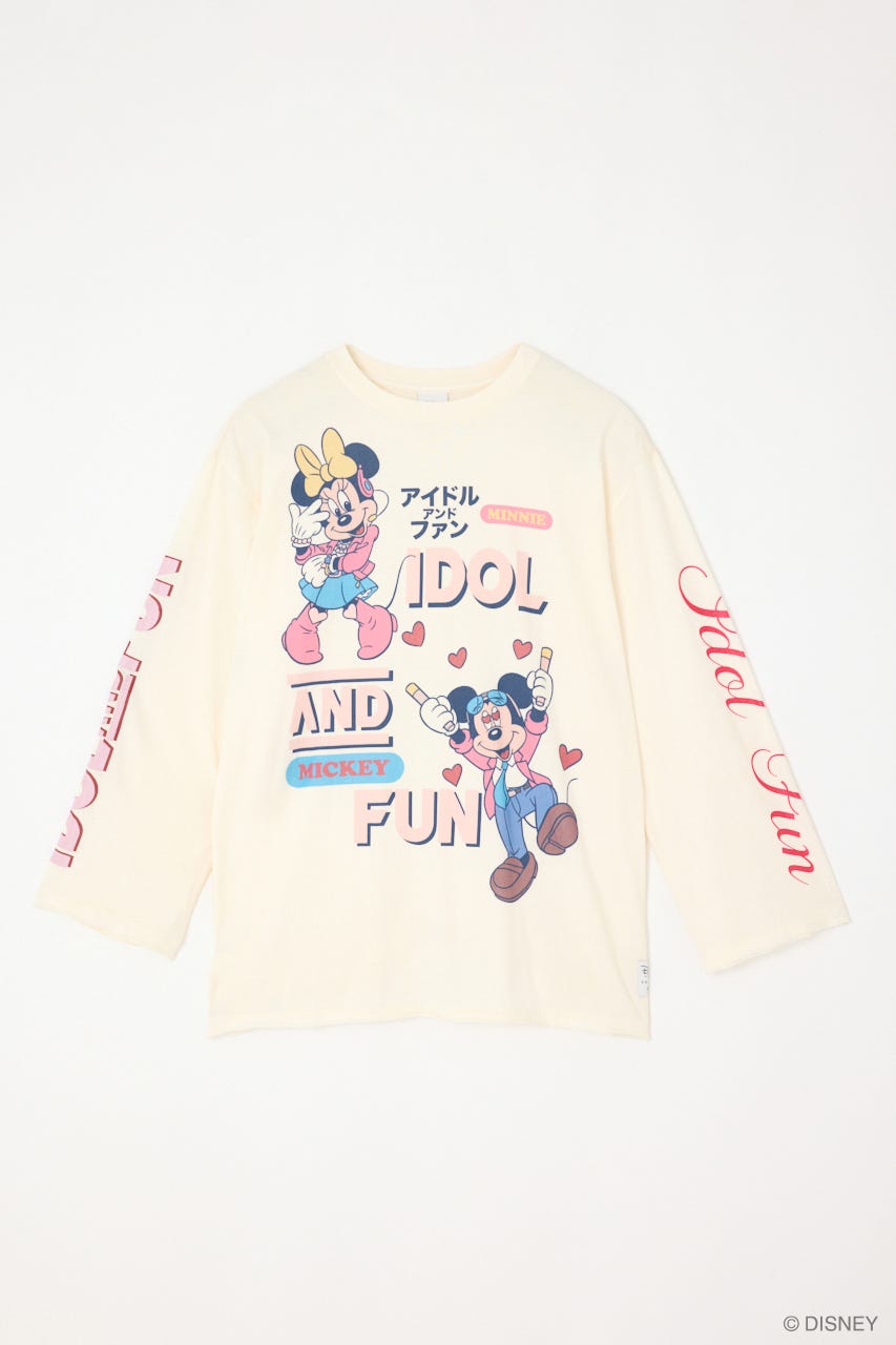 IDOL&FUN ロングスリーブTシャツ O/WHT FREE