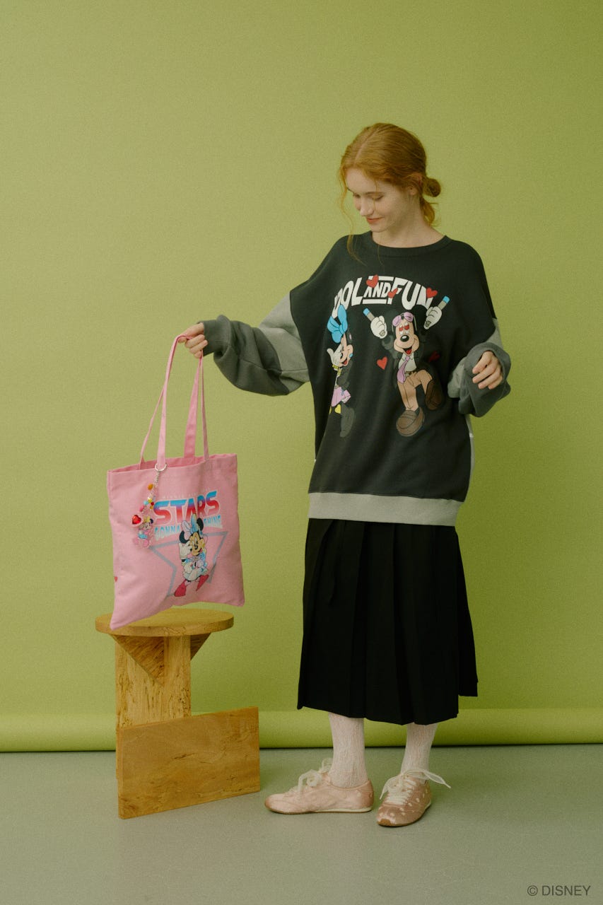 IDOL&FUN レトロ スウェット BLK FREE
