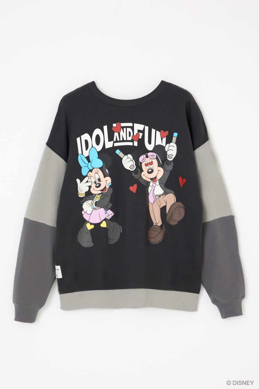 IDOL&FUN レトロ スウェット BLK FREE