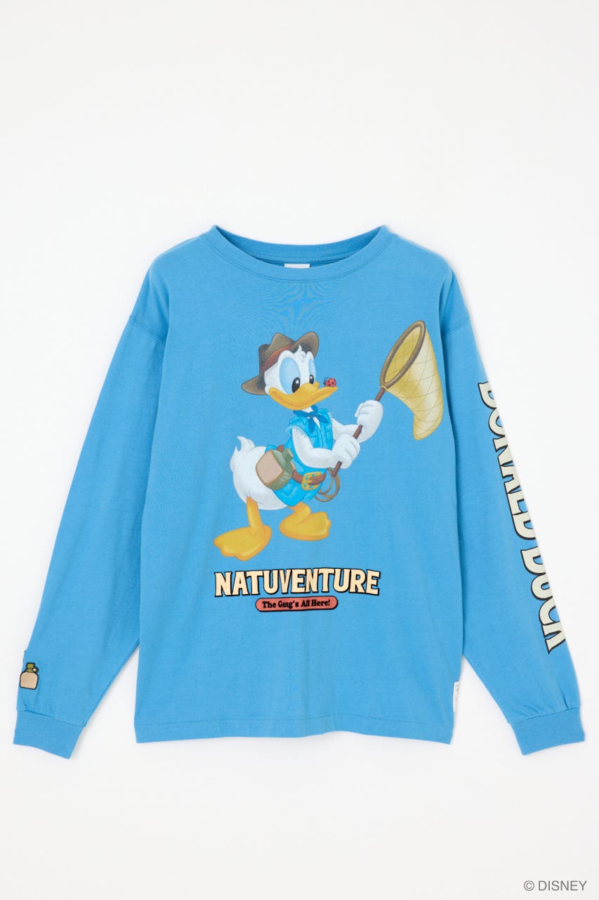 NATUVENTURE ロングスリーブTシャツ BLU FREE