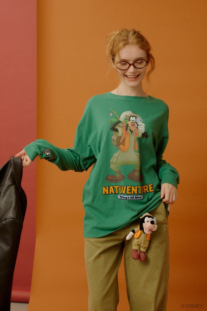 NATUVENTURE ロングスリーブTシャツ GRN FREE