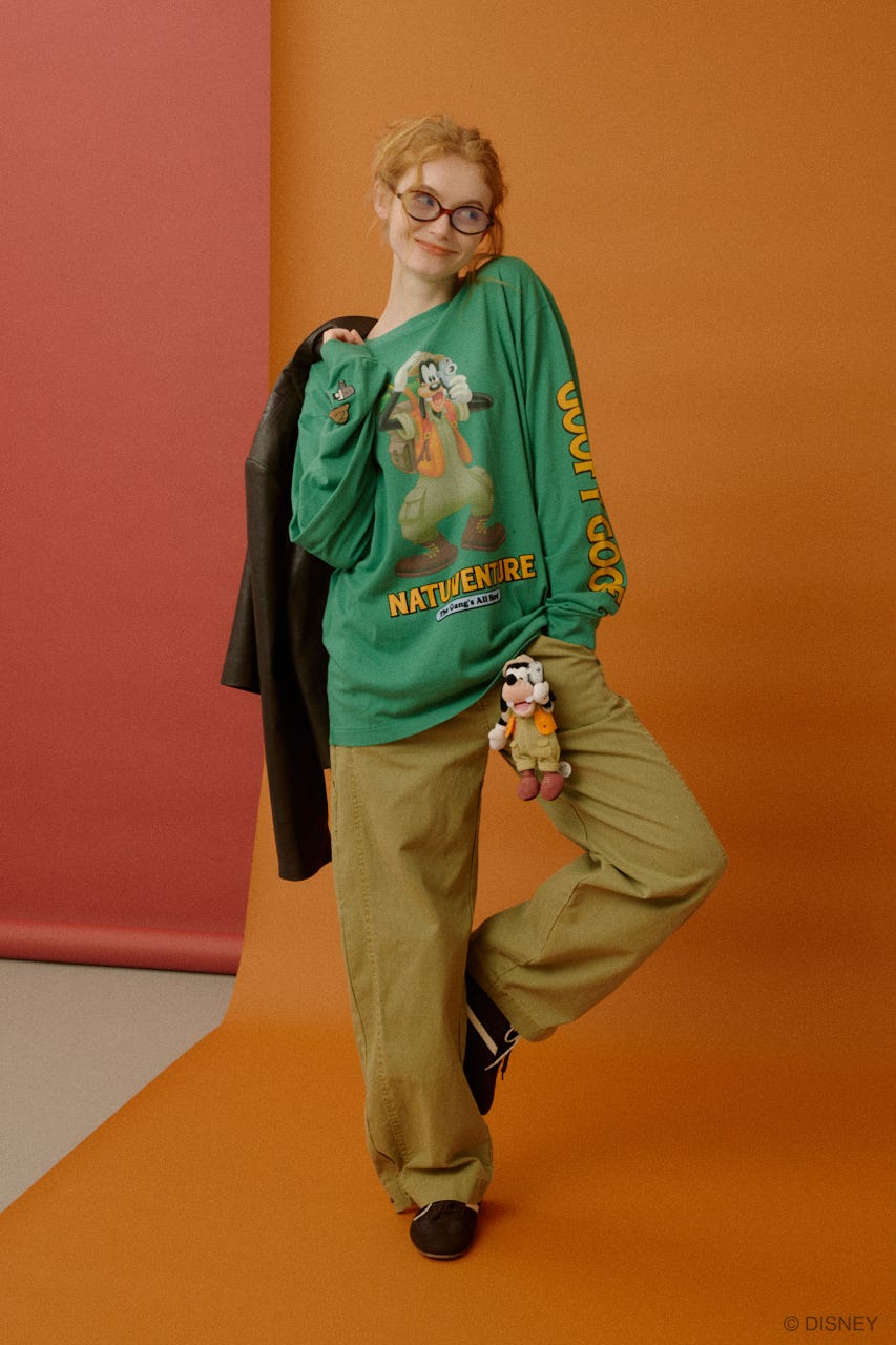 NATUVENTURE ロングスリーブTシャツ GRN FREE