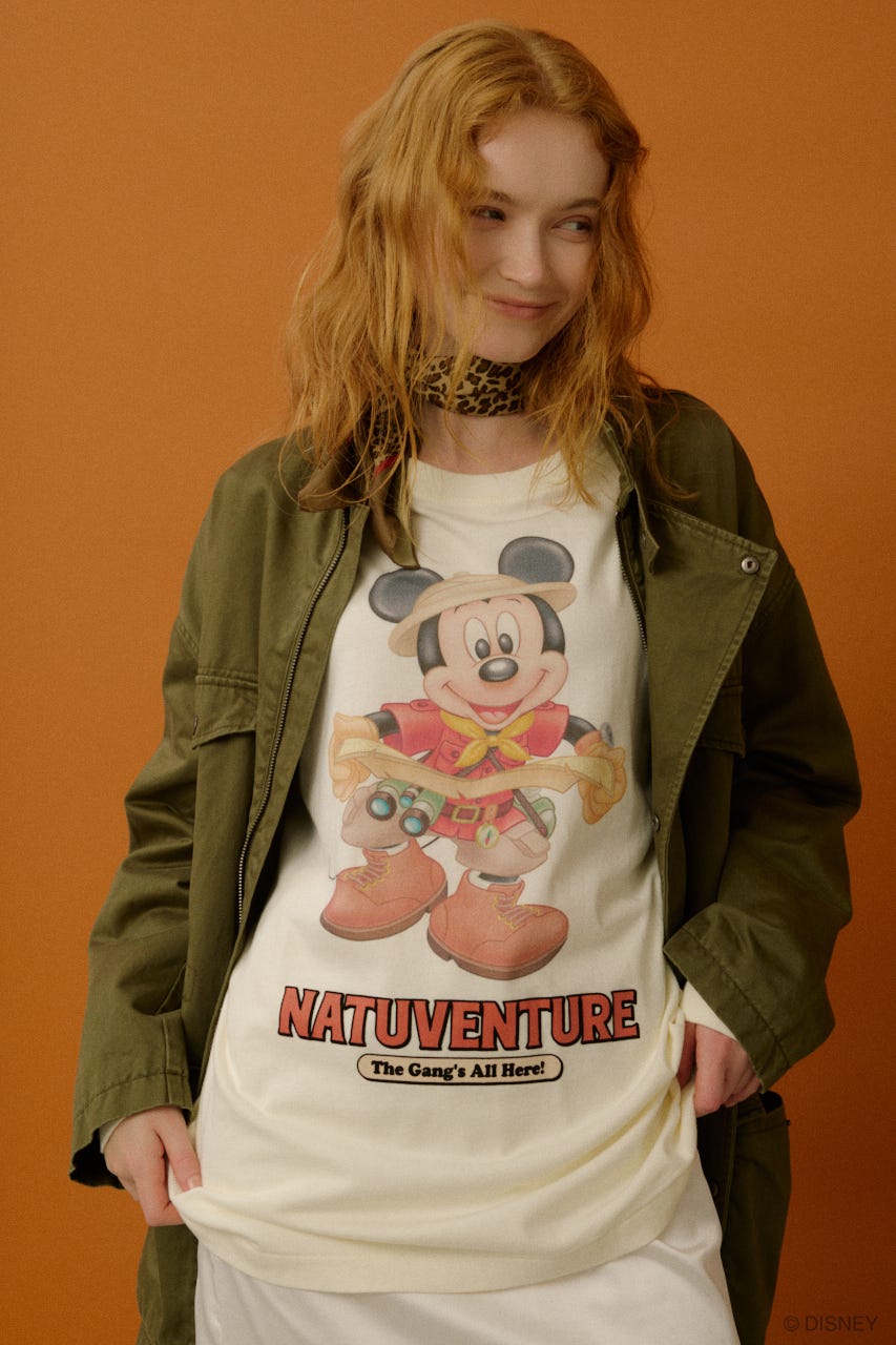 NATUVENTURE ロングスリーブTシャツ O/WHT FREE