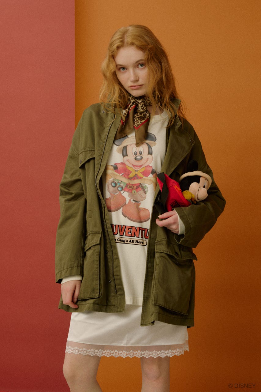 NATUVENTURE ロングスリーブTシャツ O/WHT FREE