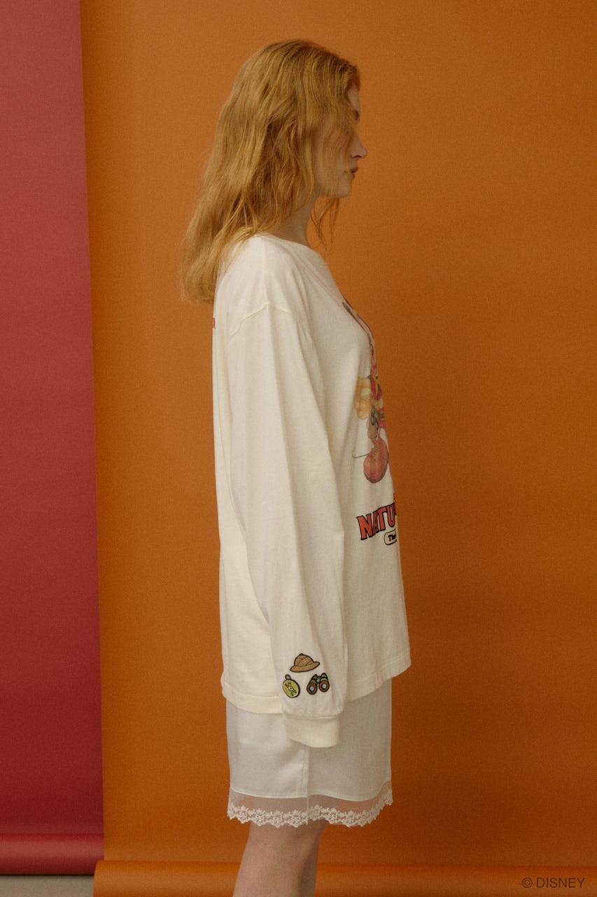 NATUVENTURE ロングスリーブTシャツ O/WHT FREE