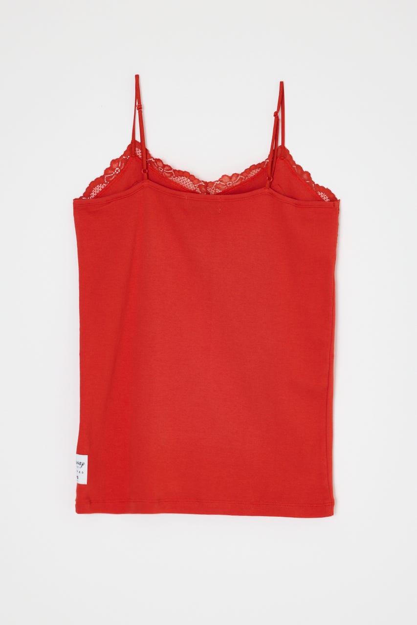 MD LACE CAMISOLE / HSM RED FREE