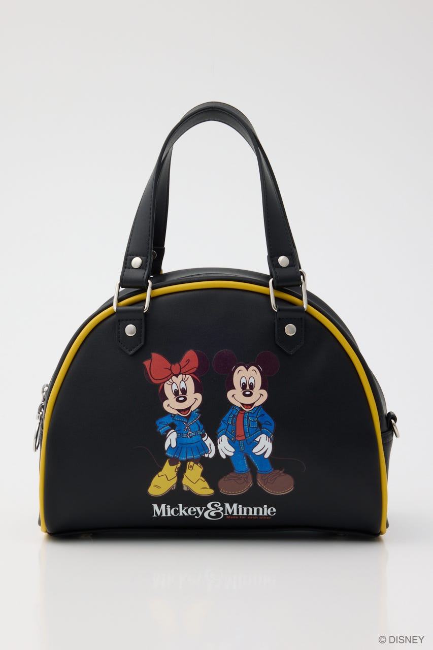 MD DENIM STYLE 2WAY BOSTON BAG BLK FREE