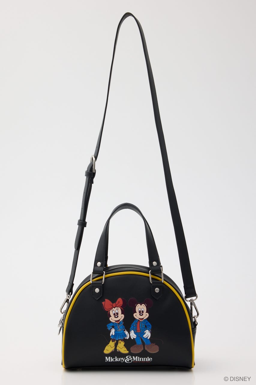 MD DENIM STYLE 2WAY BOSTON BAG BLK FREE