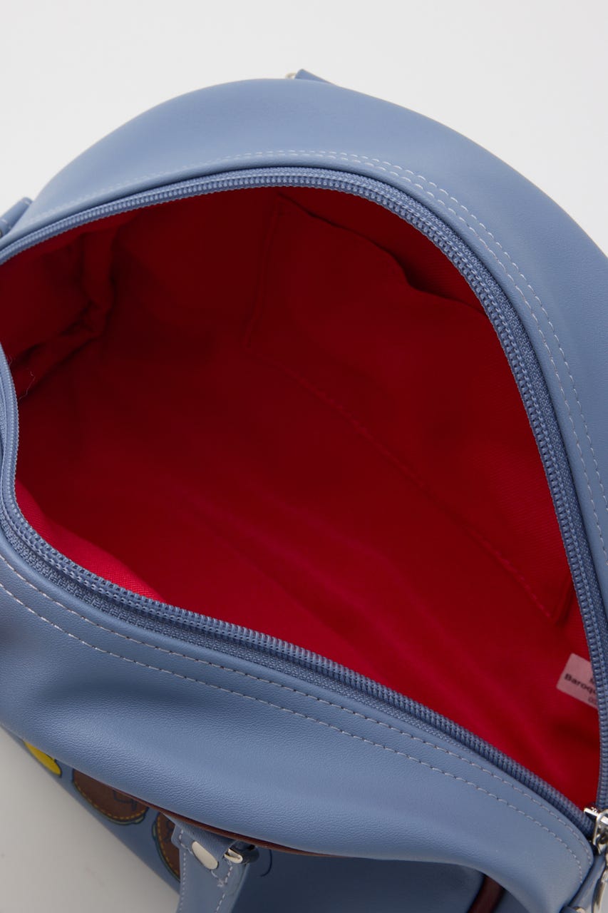 MD DENIM STYLE 2WAY BOSTON BAG L/BLU FREE