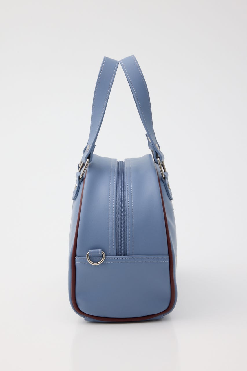 MD DENIM STYLE 2WAY BOSTON BAG L/BLU FREE