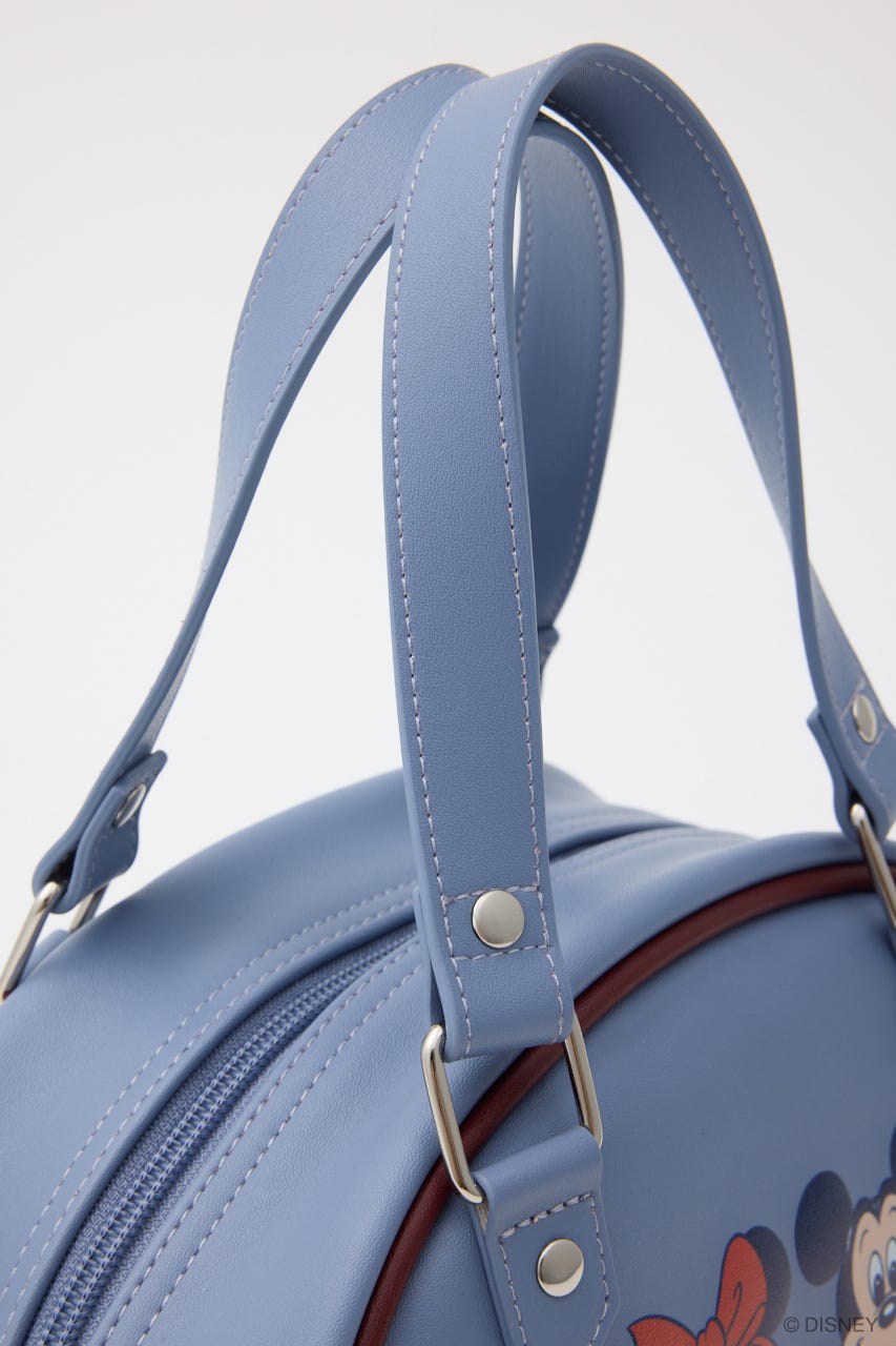 MD DENIM STYLE 2WAY BOSTON BAG L/BLU FREE
