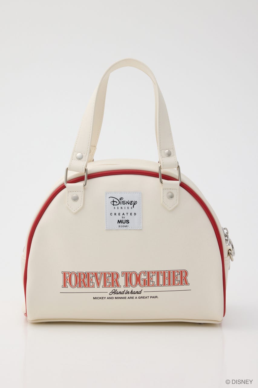 MD DENIM STYLE 2WAY BOSTON BAG WHT FREE