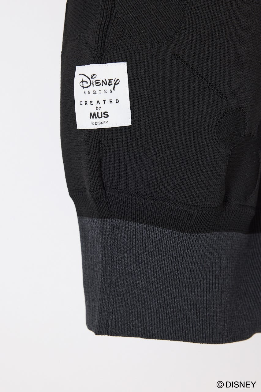 MD KNIT POLO OP / MICKEY BLK FREE