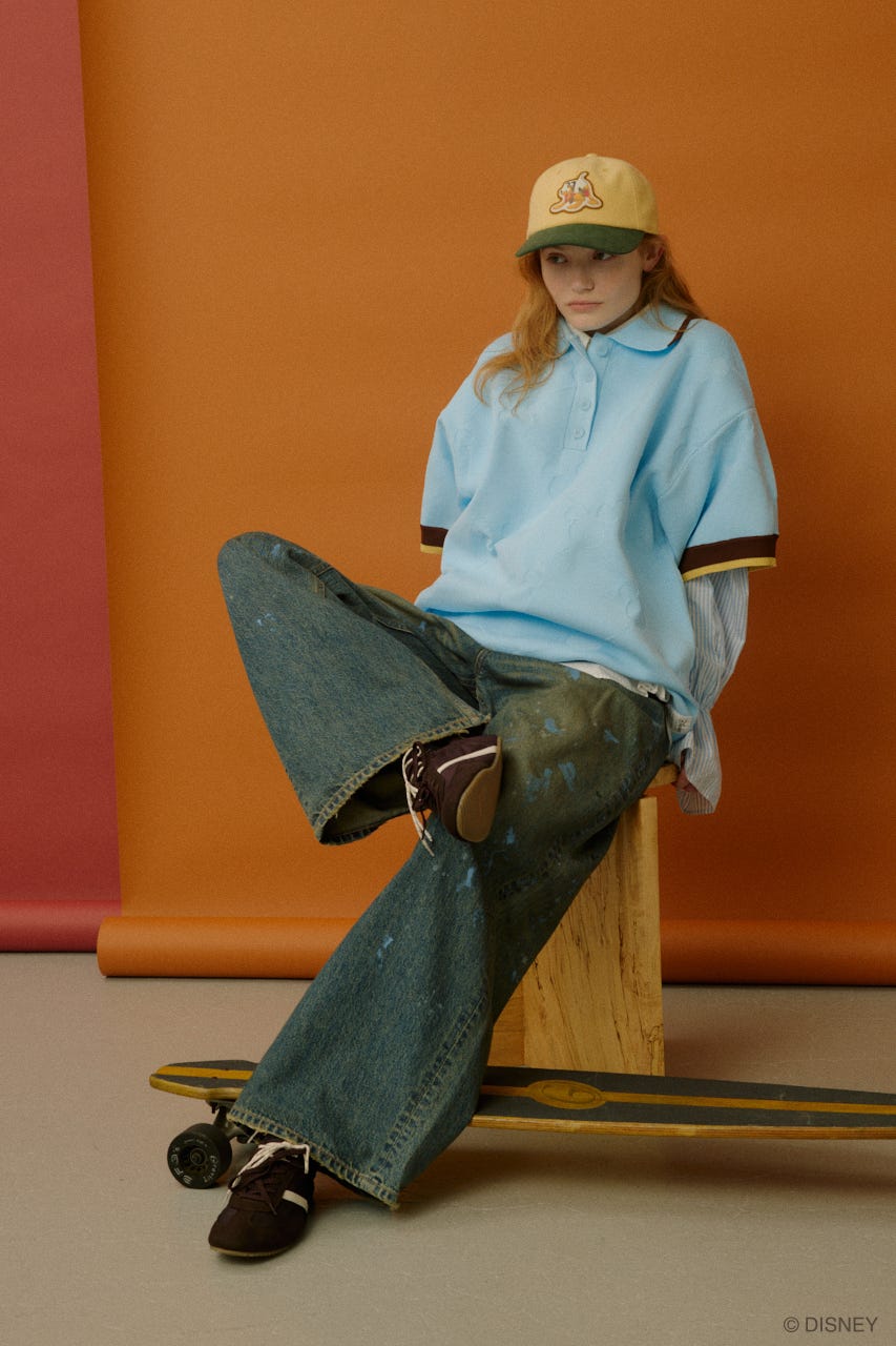 Disney SERIES CREATED by MUS | MD KNIT POLO OP / MICKEY (ニット