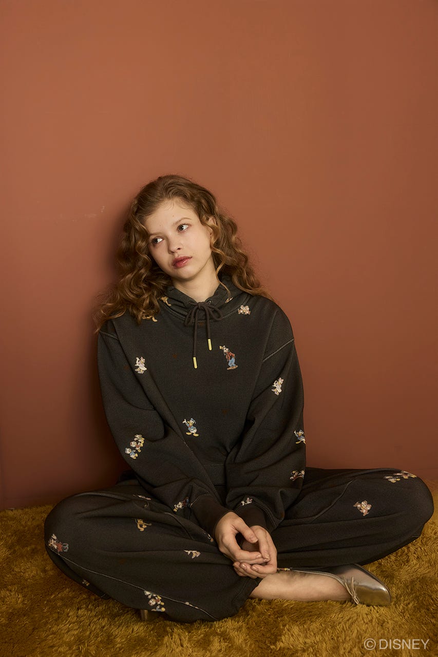 MD PALS ALLOVER HOODIE BLK FREE