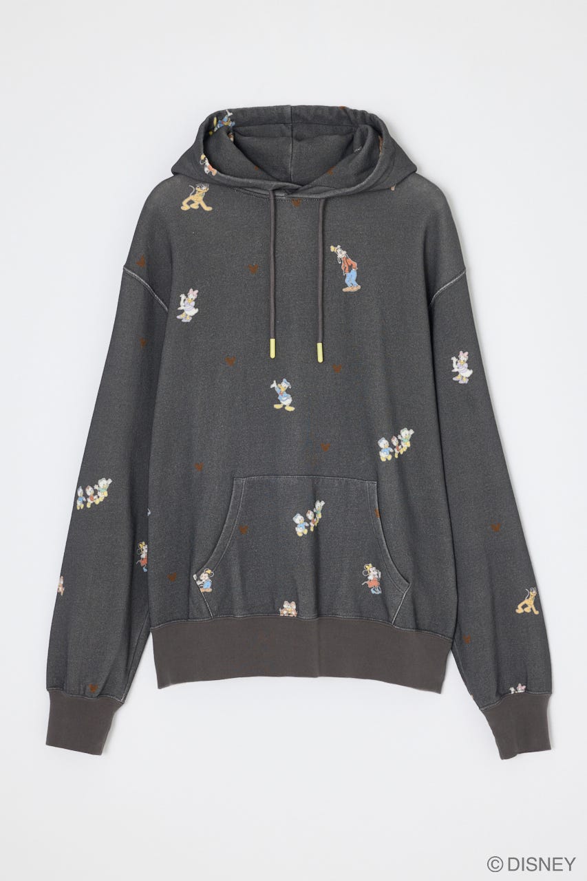MD PALS ALLOVER HOODIE BLK FREE
