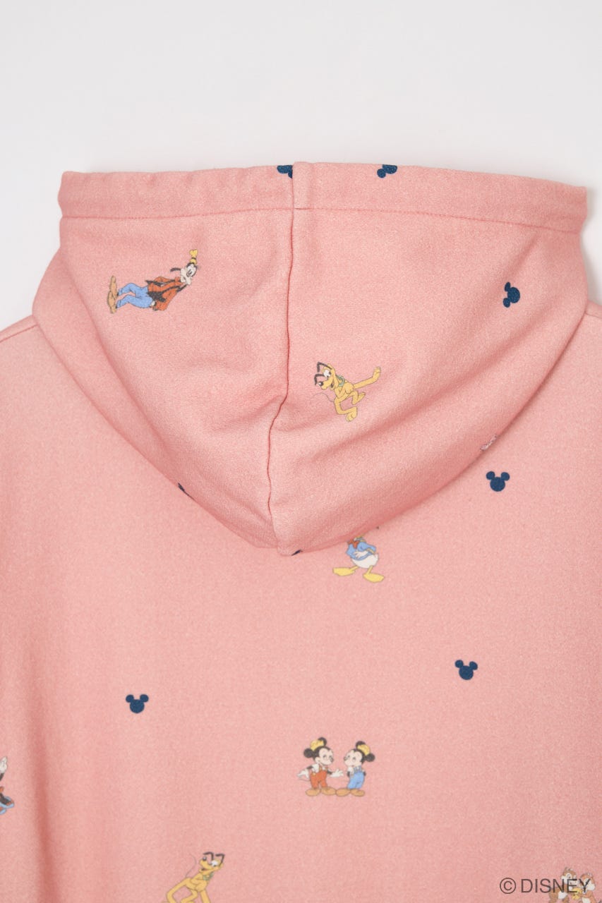 MD PALS ALLOVER HOODIE L/RED FREE
