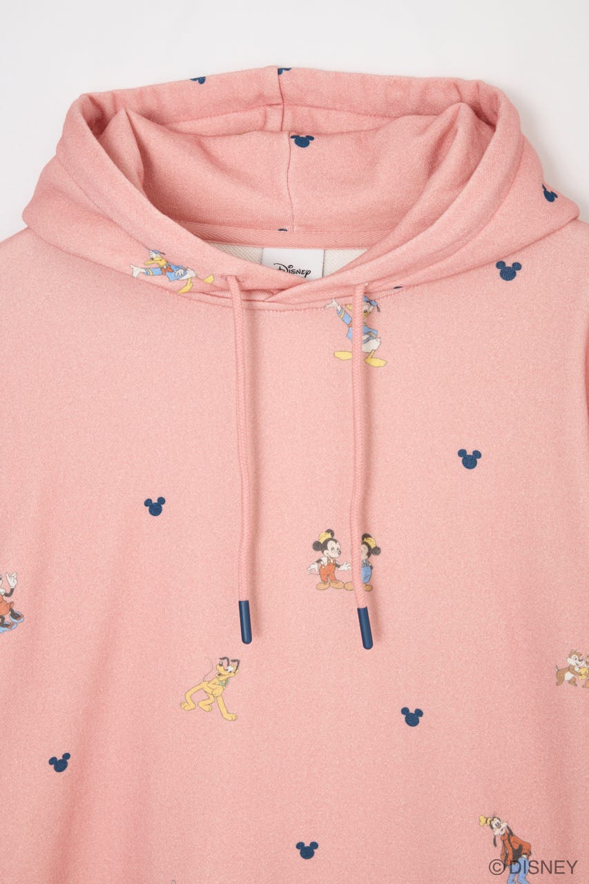 MD PALS ALLOVER HOODIE L/RED FREE