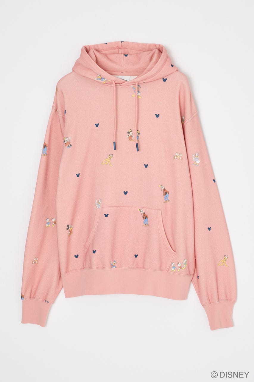 MD PALS ALLOVER HOODIE L/RED FREE