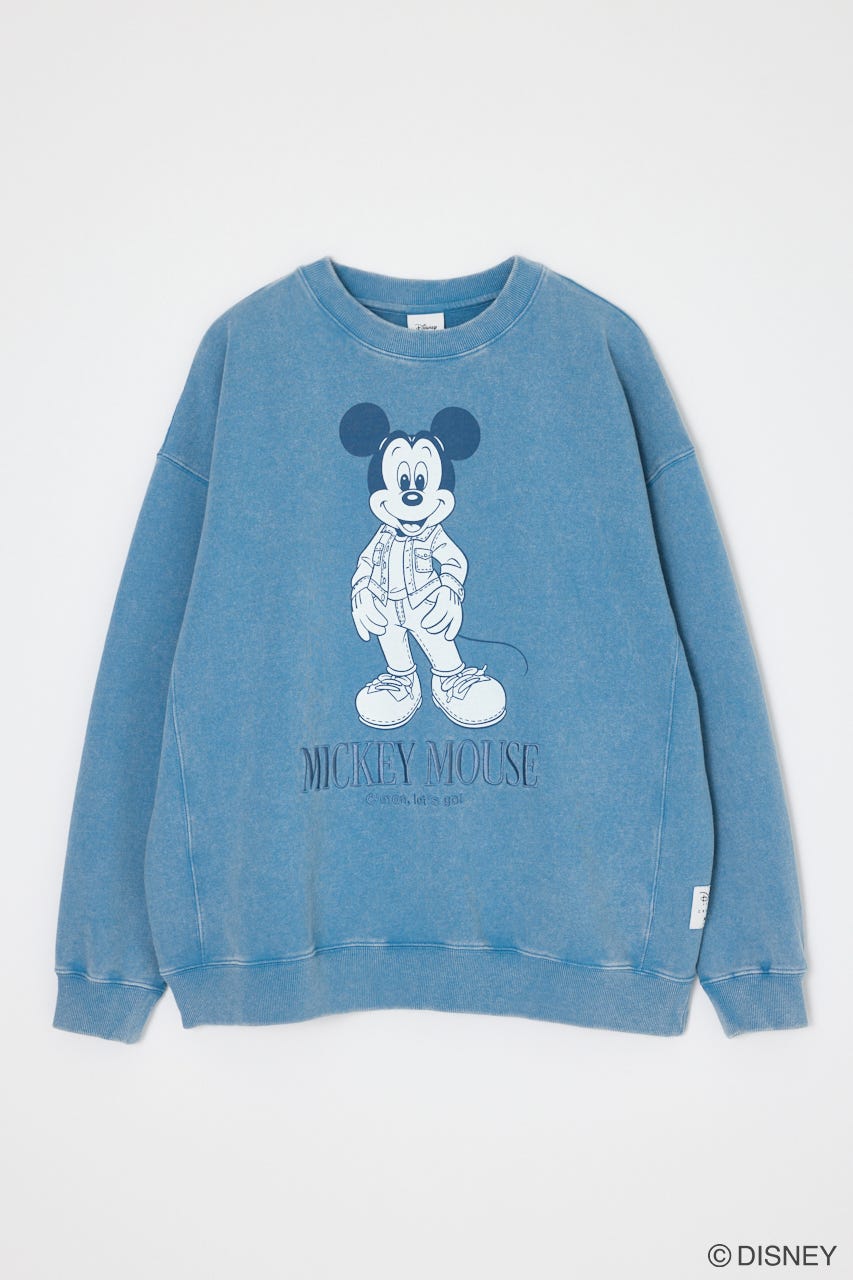 MD DENIM STYLE C/W POJ（MICKEY） L/BLU FREE