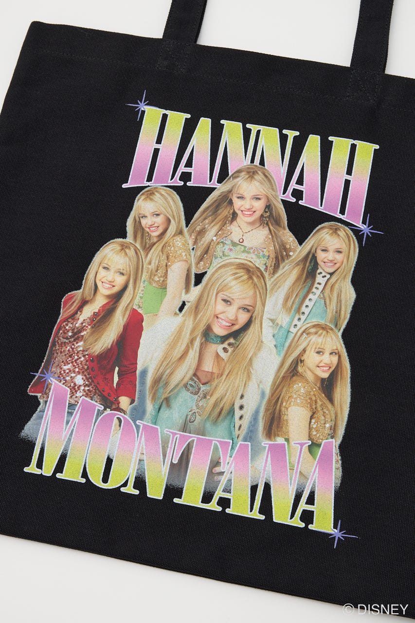 MD トートバッグ / Hannah Montana BLK FREE