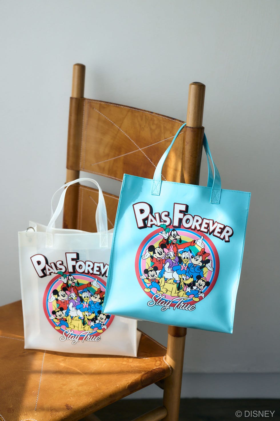 MD PVC TOTE バッグ L/BLU FREE