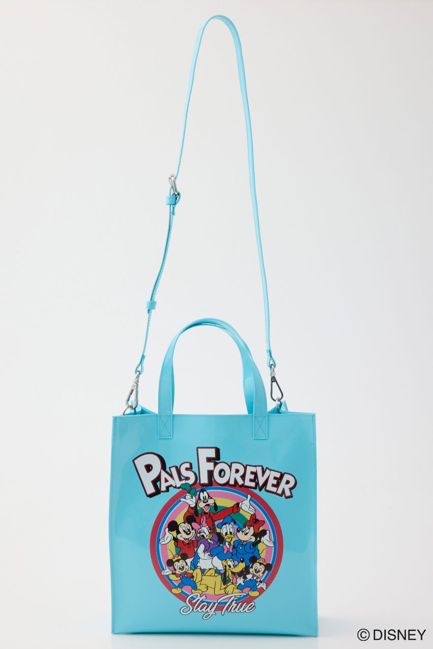 MD PVC TOTE バッグ L/BLU FREE