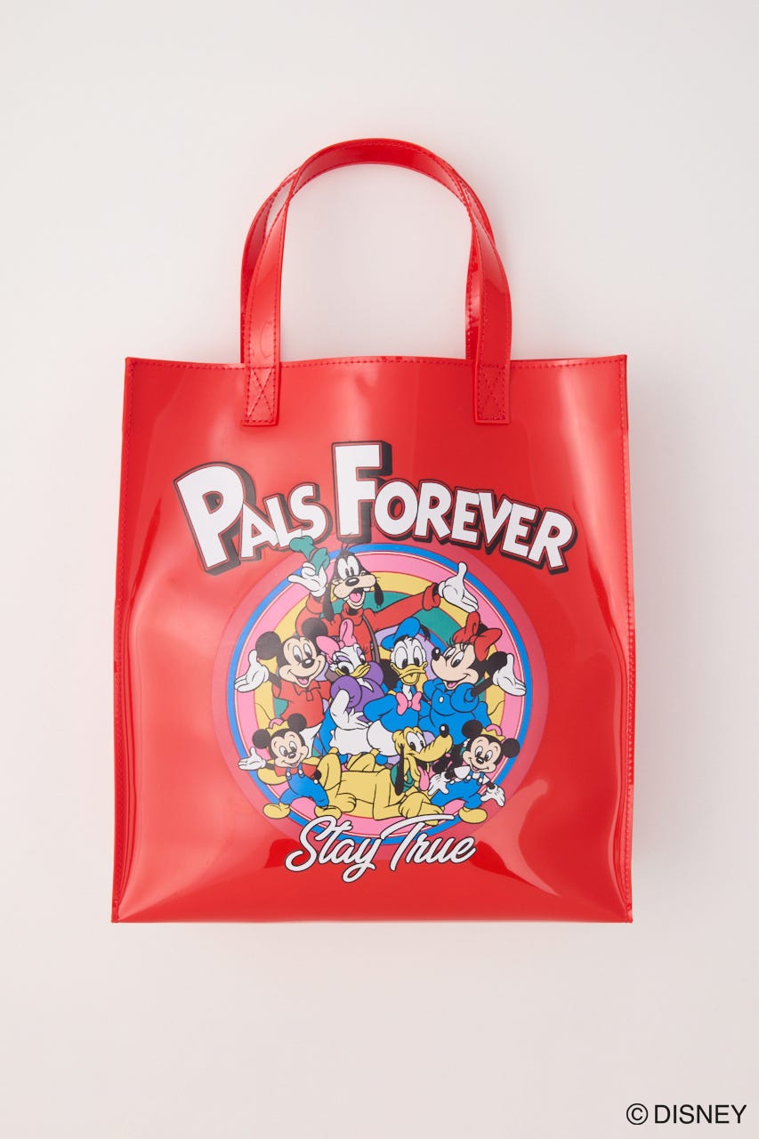 MD PVC TOTE バッグ RED FREE