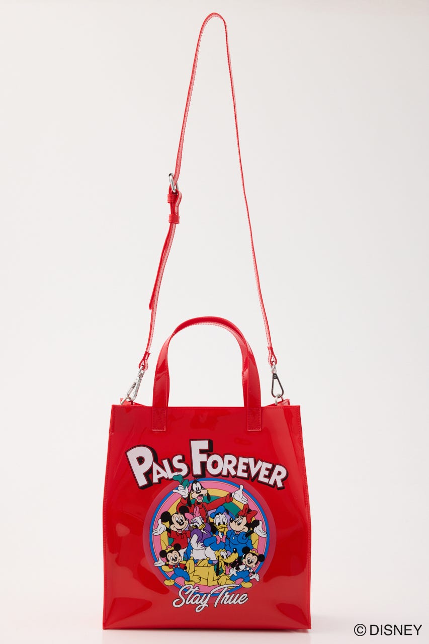 MD PVC TOTE バッグ RED FREE