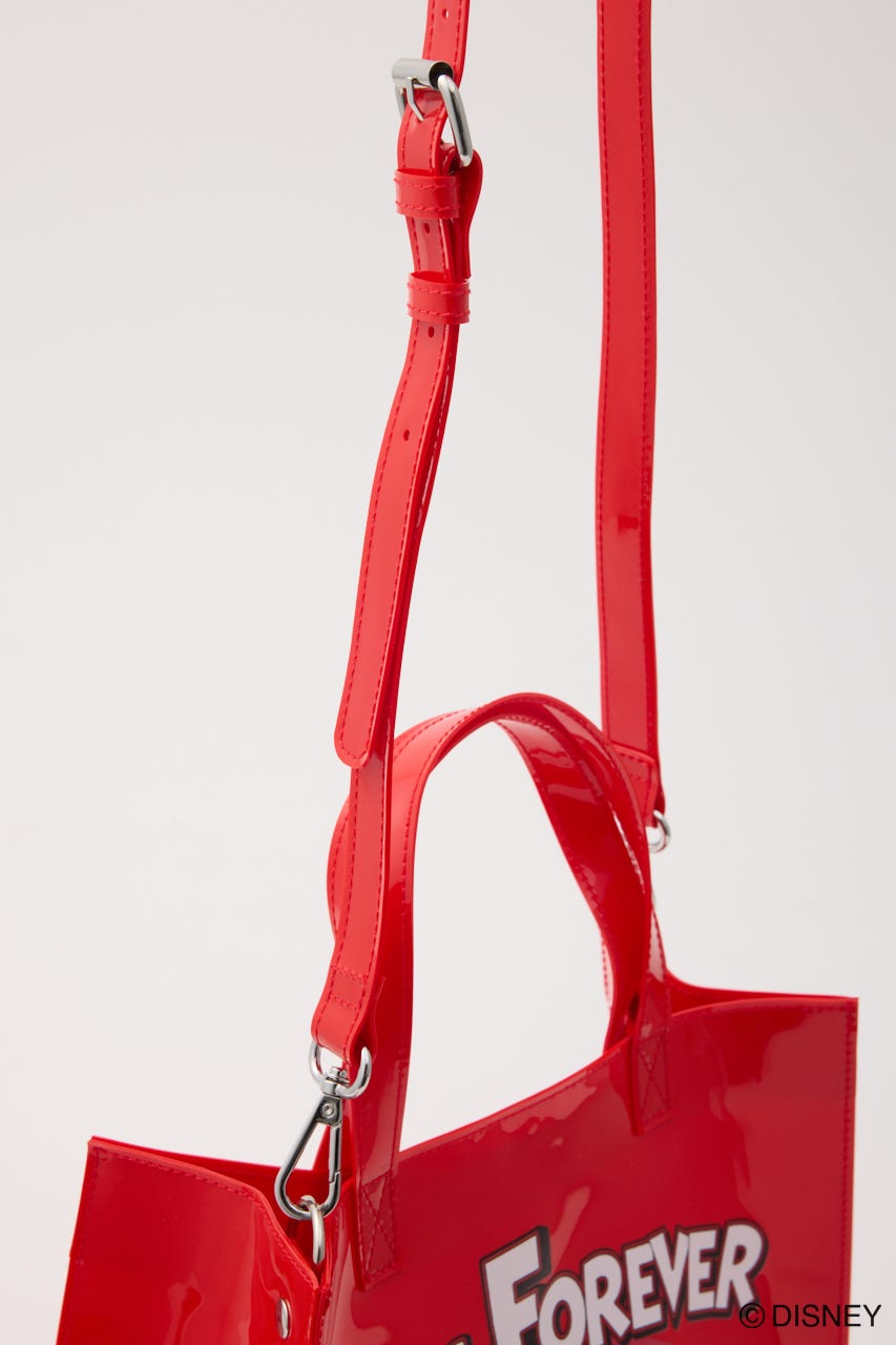 MD PVC TOTE バッグ RED FREE