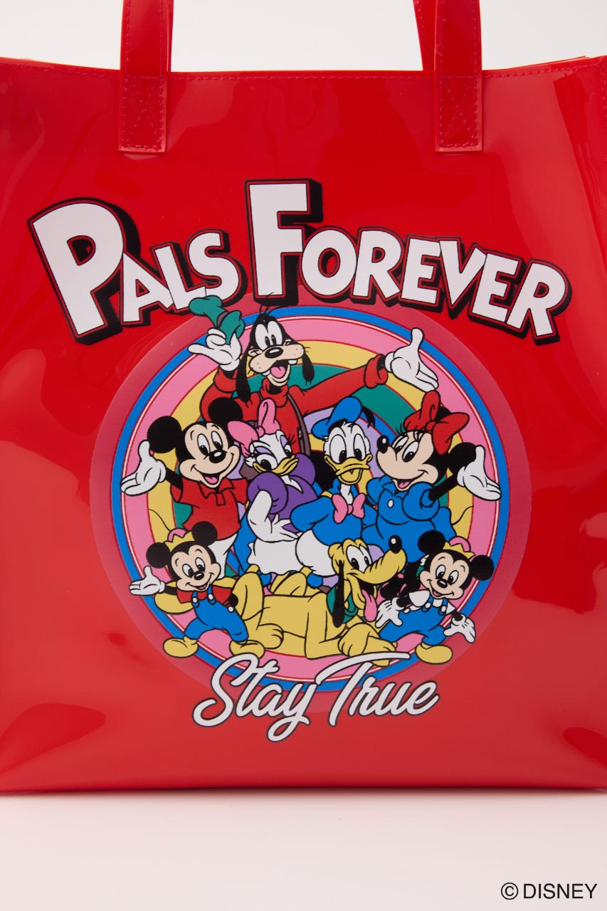 MD PVC TOTE バッグ RED FREE