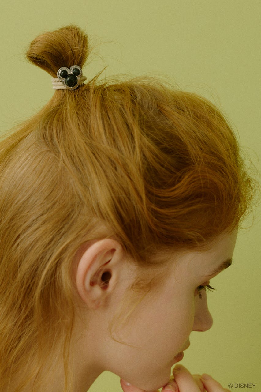 ターコイズ ヘアー TIE BLK FREE