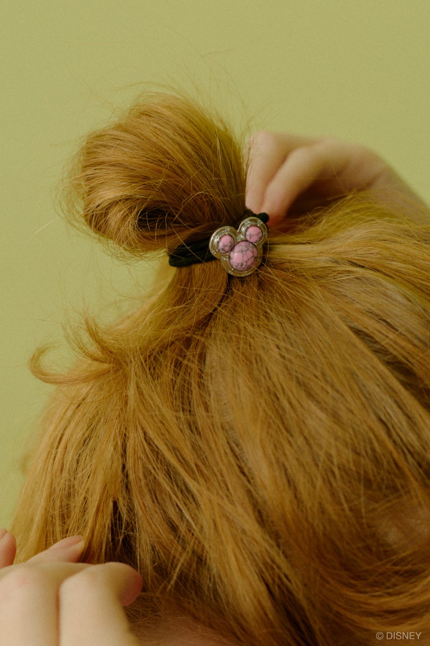 ターコイズ ヘアー TIE PNK FREE